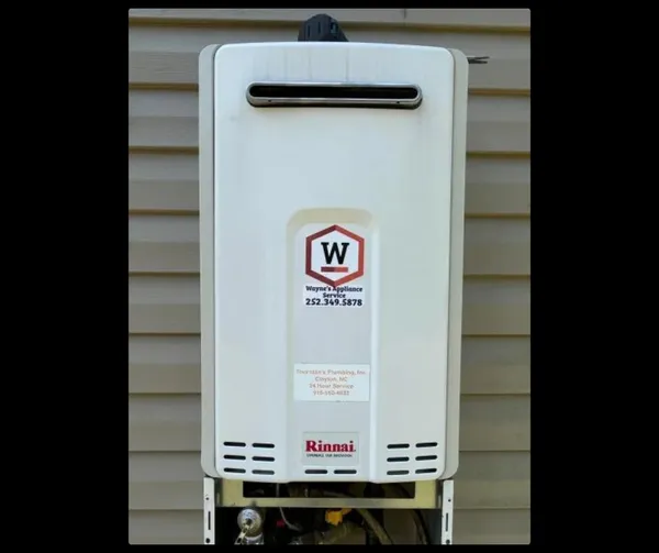 Tankless water heater installation and repair services in Jacksonville, NC area